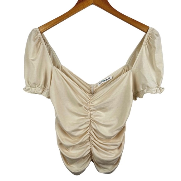 REFORMATION Fallow Top Cream Small NWOT - Picture 5 of 7
